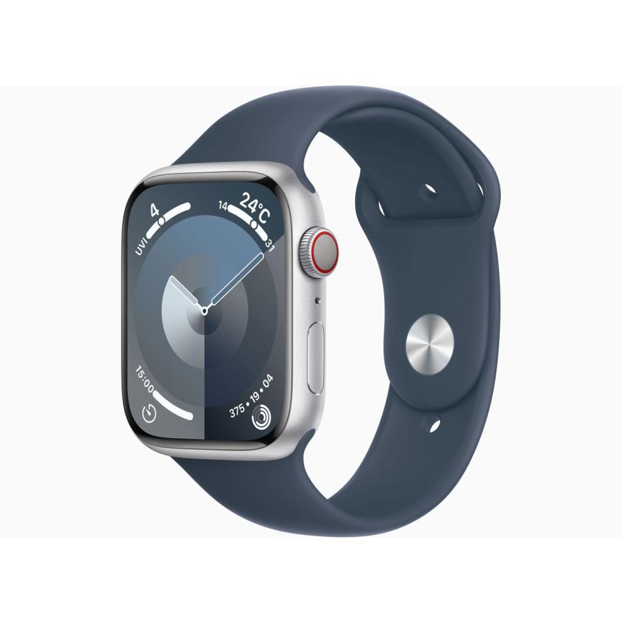 【Cランク・バンド無し】Apple Watch9 45mm GPS+Cellularモデル シルバー 【日曜日以外即日発送】【送料無料】