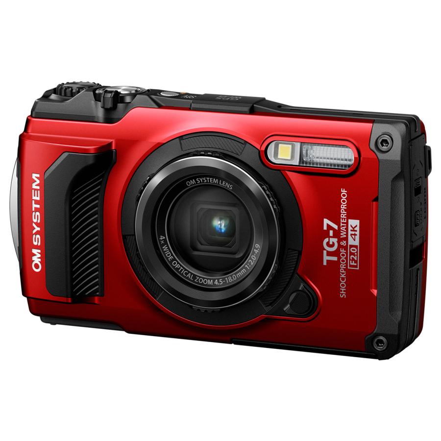 OM SYSTEM 【新品】OM Tough TG-7 [レッド] 印あり【送料無料】【即日 
