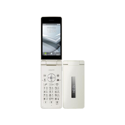 【中古】Sharp AQUOS ケータイ4 A205SH ホワイト ガラケー【即日発送、土、祝日発送】【送料無料】