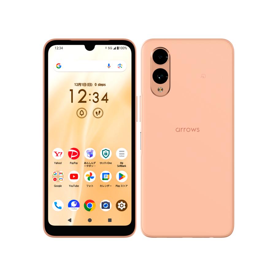 【美品】arrows We2 A402FC softbank　ライトオレンジ 富士通 【ほぼ新品・本体のみ】arrows We2 A402FC Softbank
