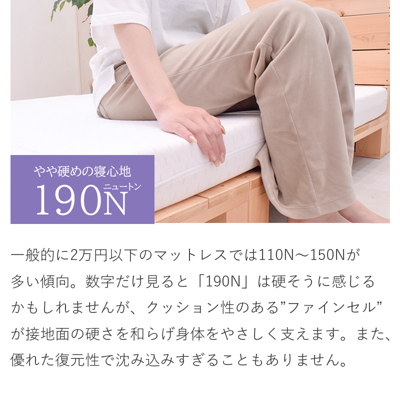 西川（nishikawa） マットレス 三つ折り 敷布団 折りたたみ 高反発