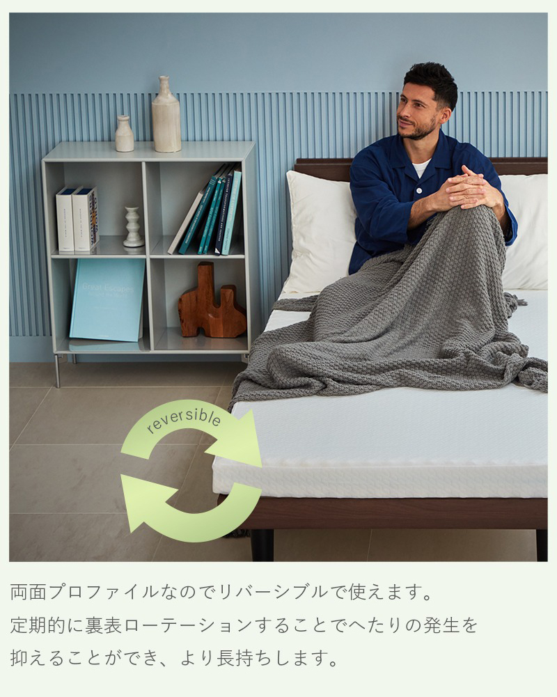 Phiten（ファイテン） マットレス 折りたたみ シングル 三つ折り 硬め