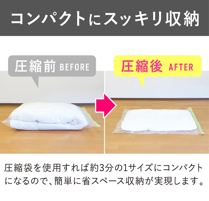 コンパクトにスッキリ収納