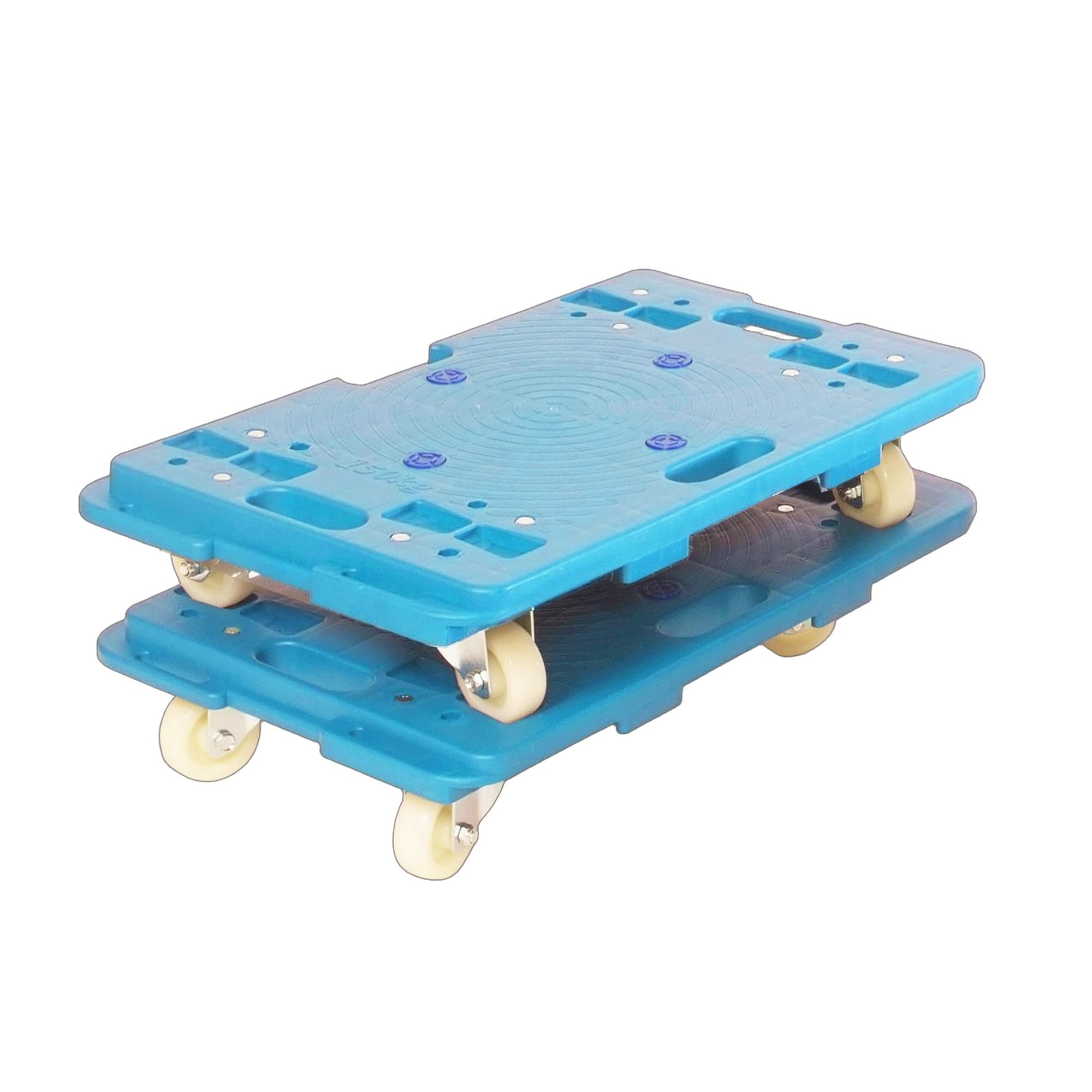 連結平台車 静音キャリーカート ドーリー S・BLUE 静音キャスター 耐