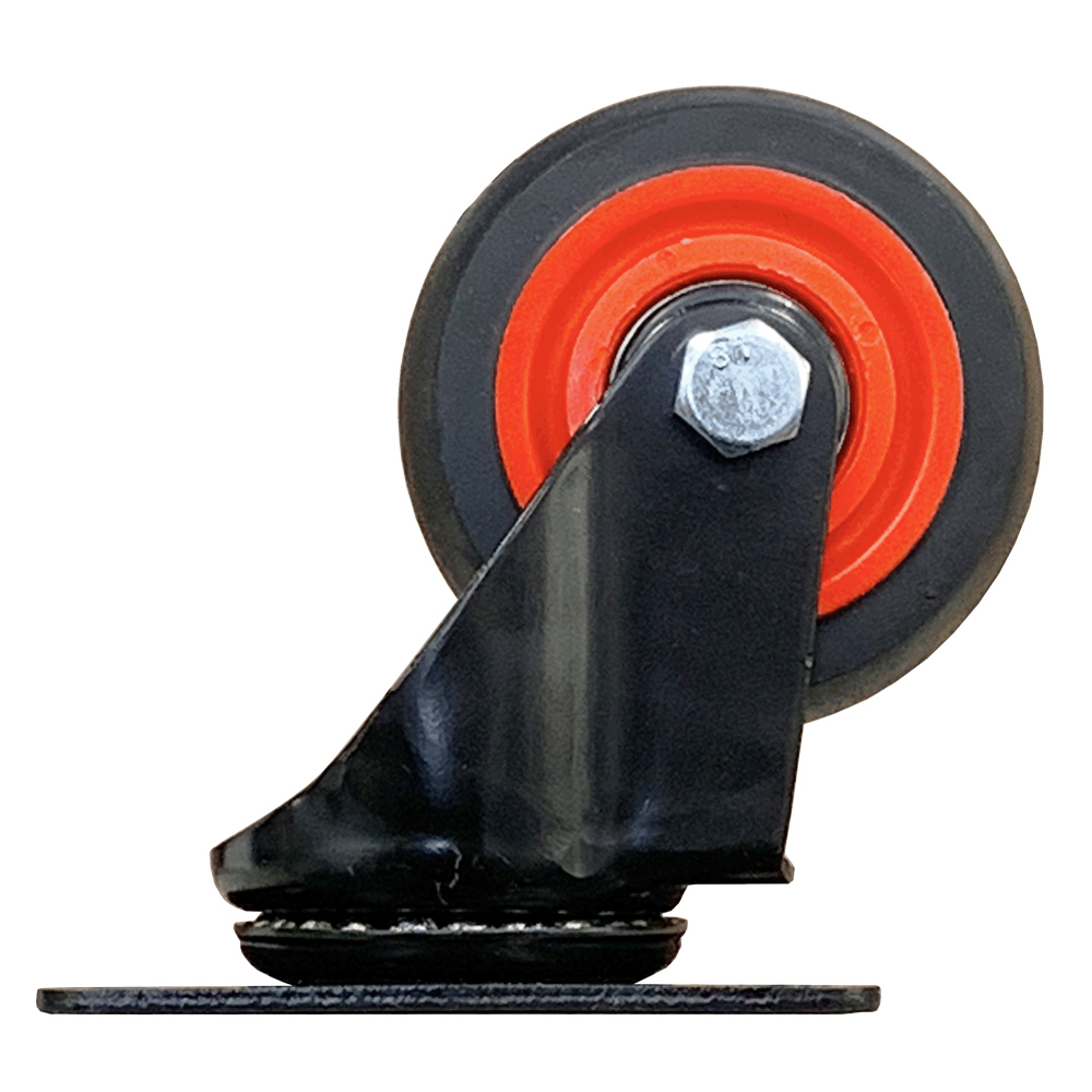 交換用キャスター HL-150 RK-1B 台車 3インチ 75mm 自在輪 固定輪 TPR ナイロン 静音キャスター 交換タイヤ ばら売り 部品 パーツ 消耗品 |  | 03
