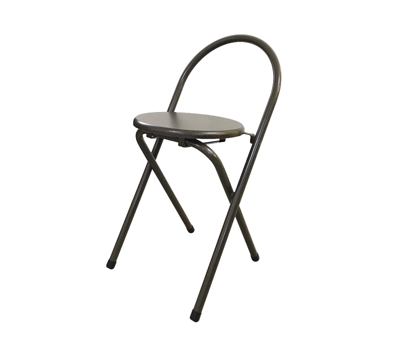 折りたたみチェア YSF-7571T ブラウン 折りたたみ椅子 木目 コンパクト