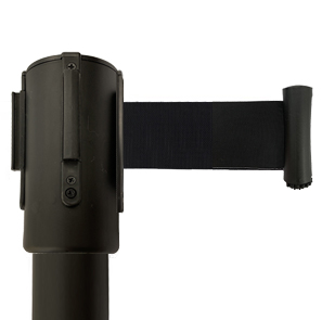 ベルトパーテーション L5-51C ブラックポール ベルトカラー：赤/黒