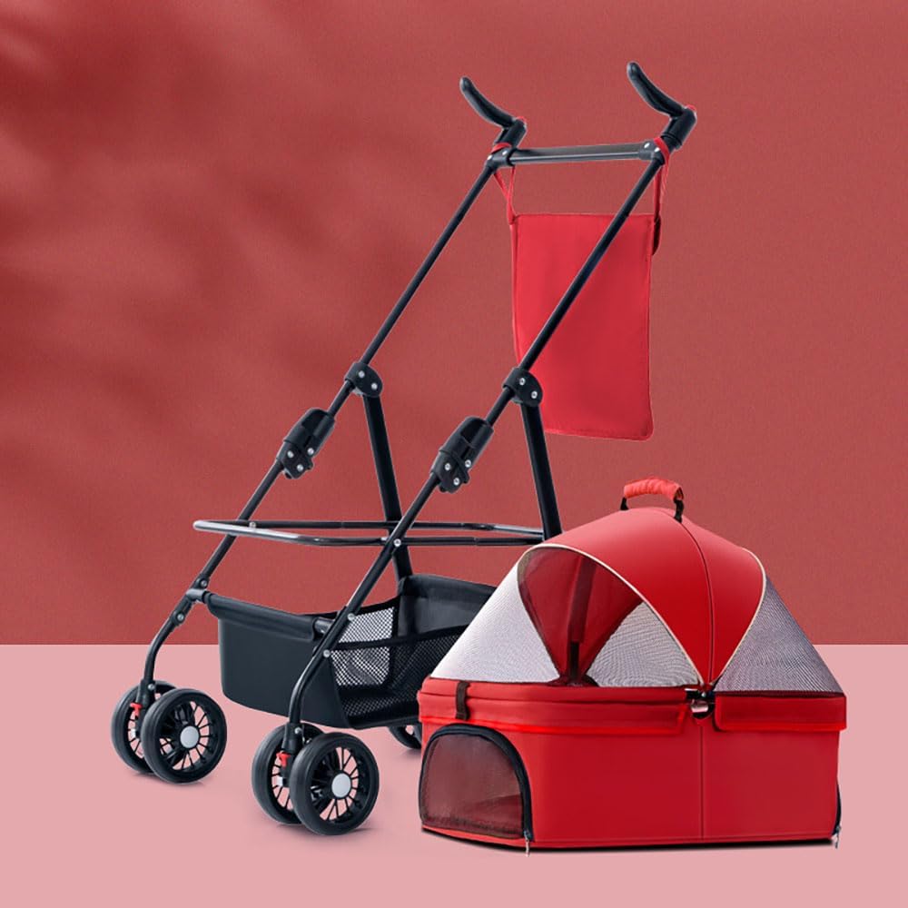 ペットベビーカー、犬用ベビーカー、耐荷重20kg、折りたたみ式犬用