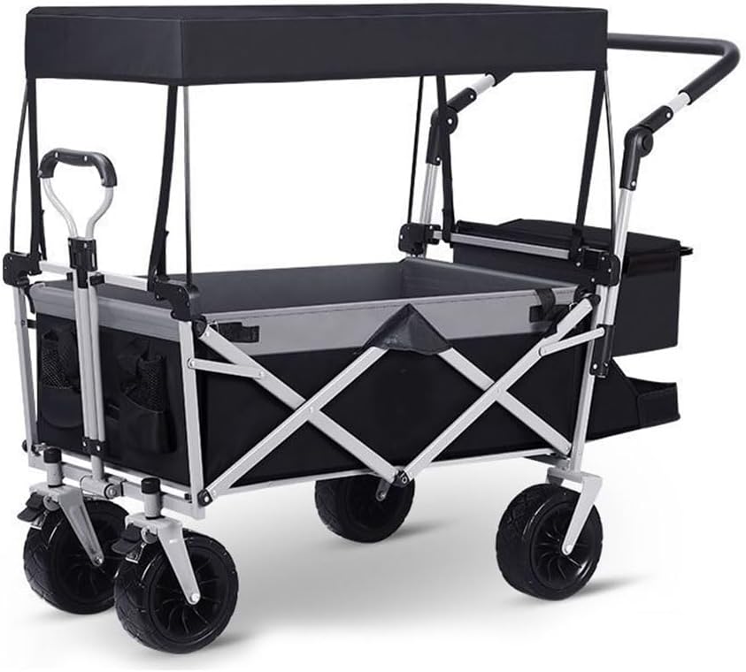 150L 大容量屋根を付けるデザインで アウトドア用キャリーカート 保温