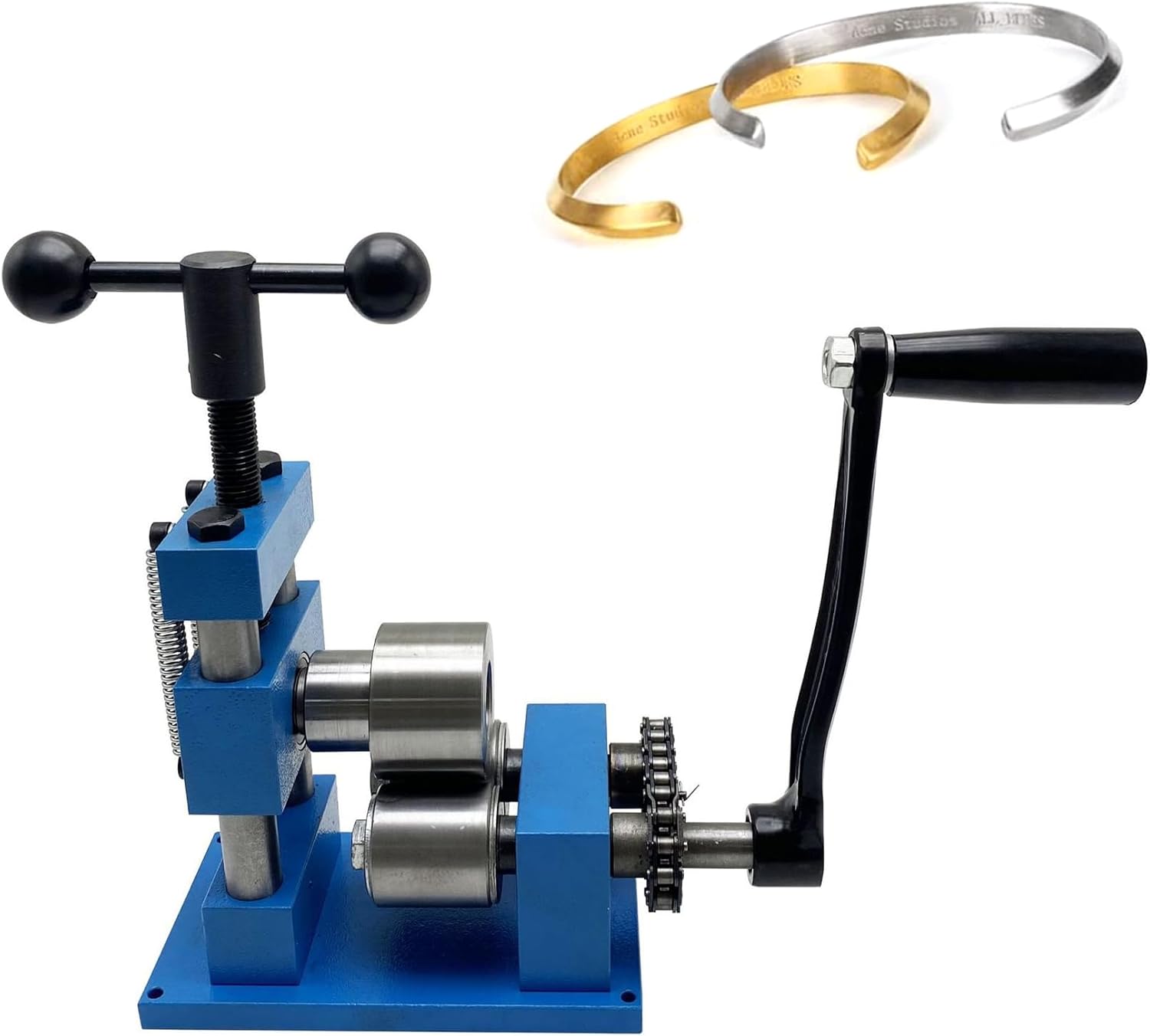 プレス曲げ機 ブレスレット リング 指輪 イヤリング 手動圧延機 多機能