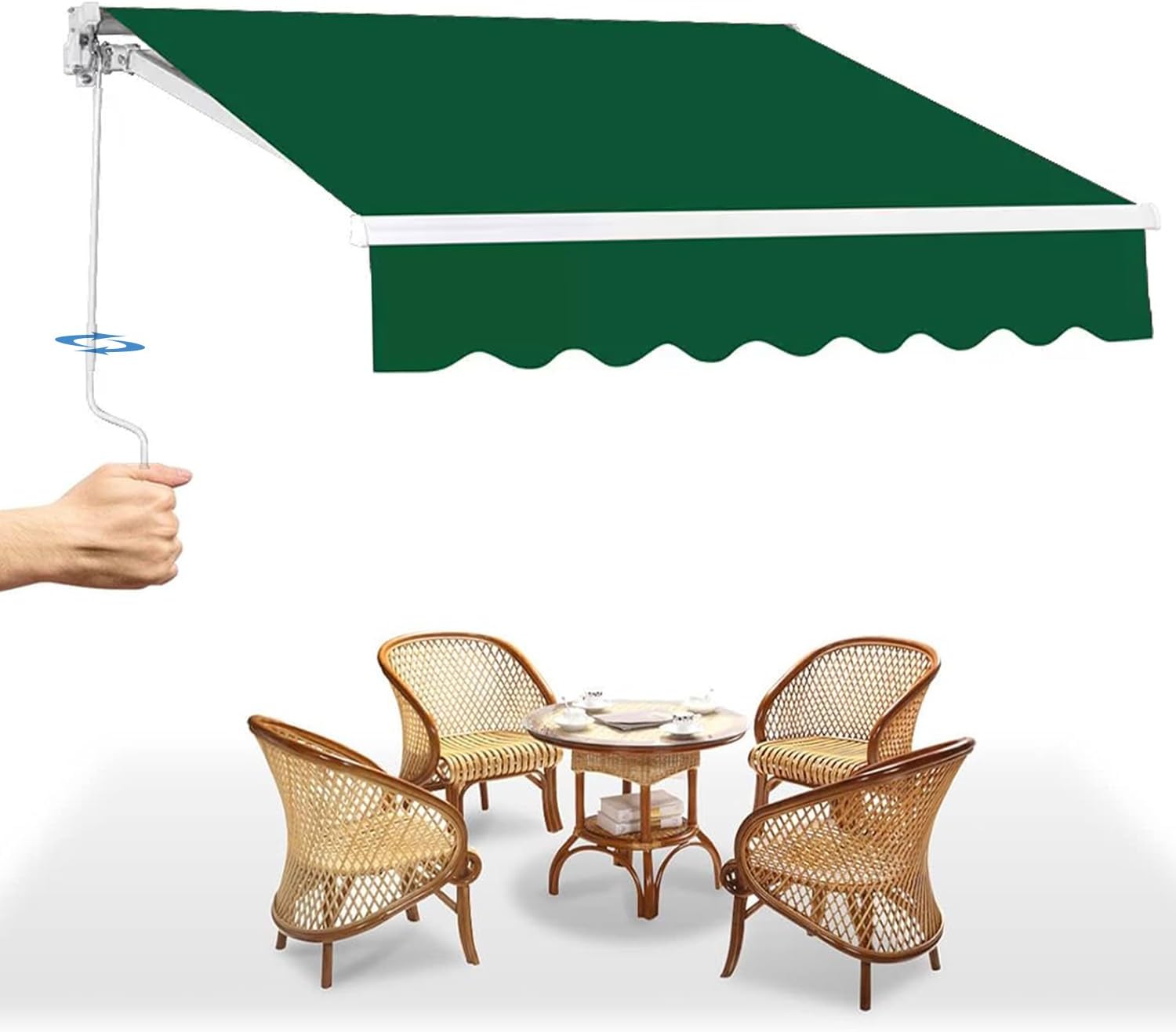 オーニングテント 巻き取り シェード アルミ合金 アウトドア