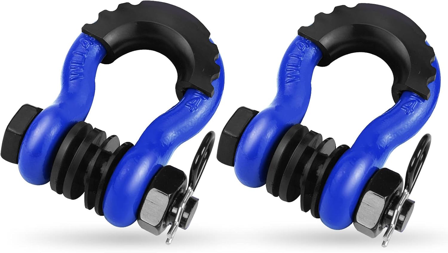 シャックル 自動車用牽引 3/4 インチ Dリングシャックル 7/8