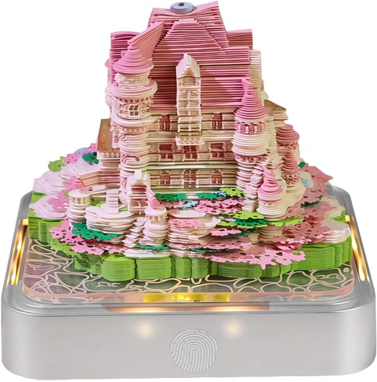 【新作】　高砂人形、几帳セット Amazon.co.jp: SIWEME 3Dメモパッド アートカレンダー 2026、空の城 3D