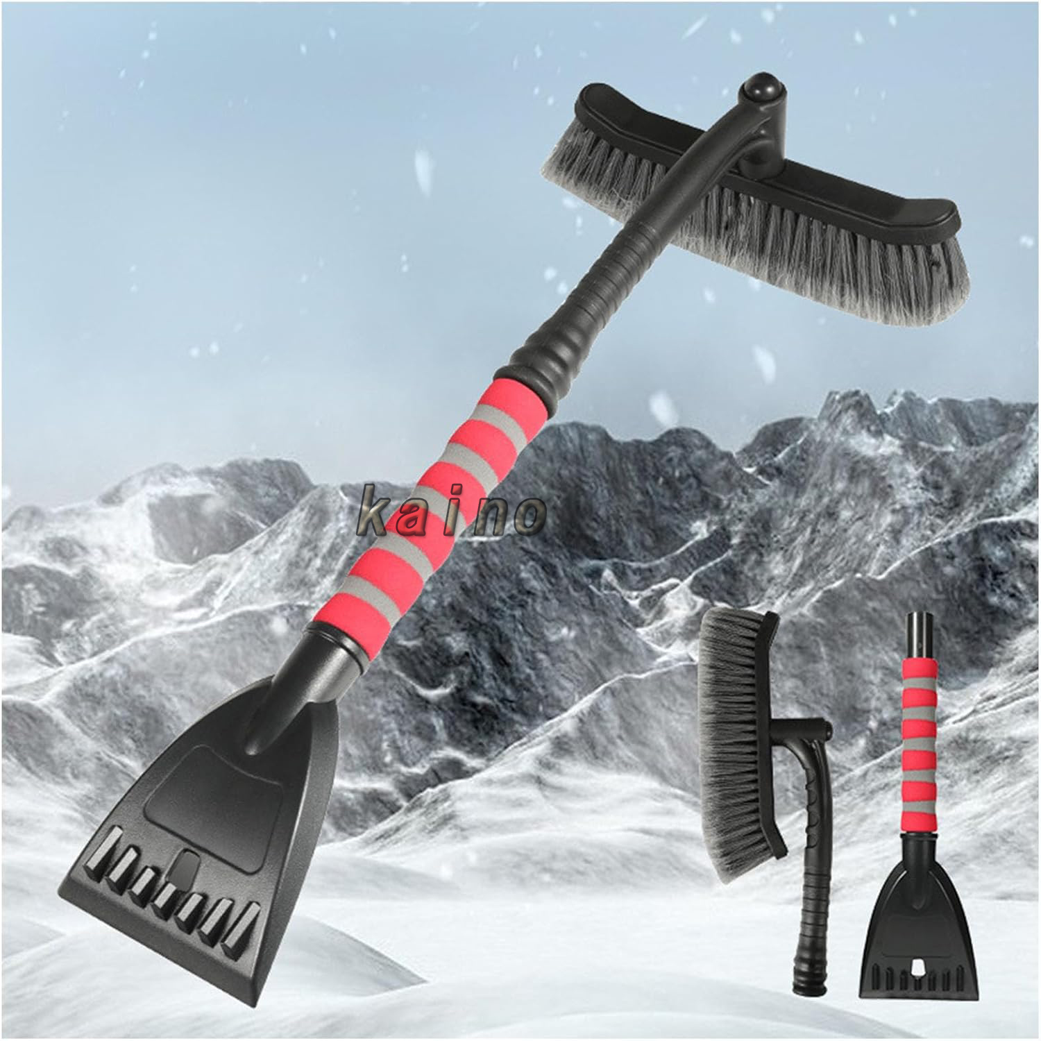 3 in 1 雪かきセット - アルミパイプ製、多機能、伸縮式 Amazon.co.jp: 雪かきセット 雪かきスコップ 車用 伸縮式3in1 車載