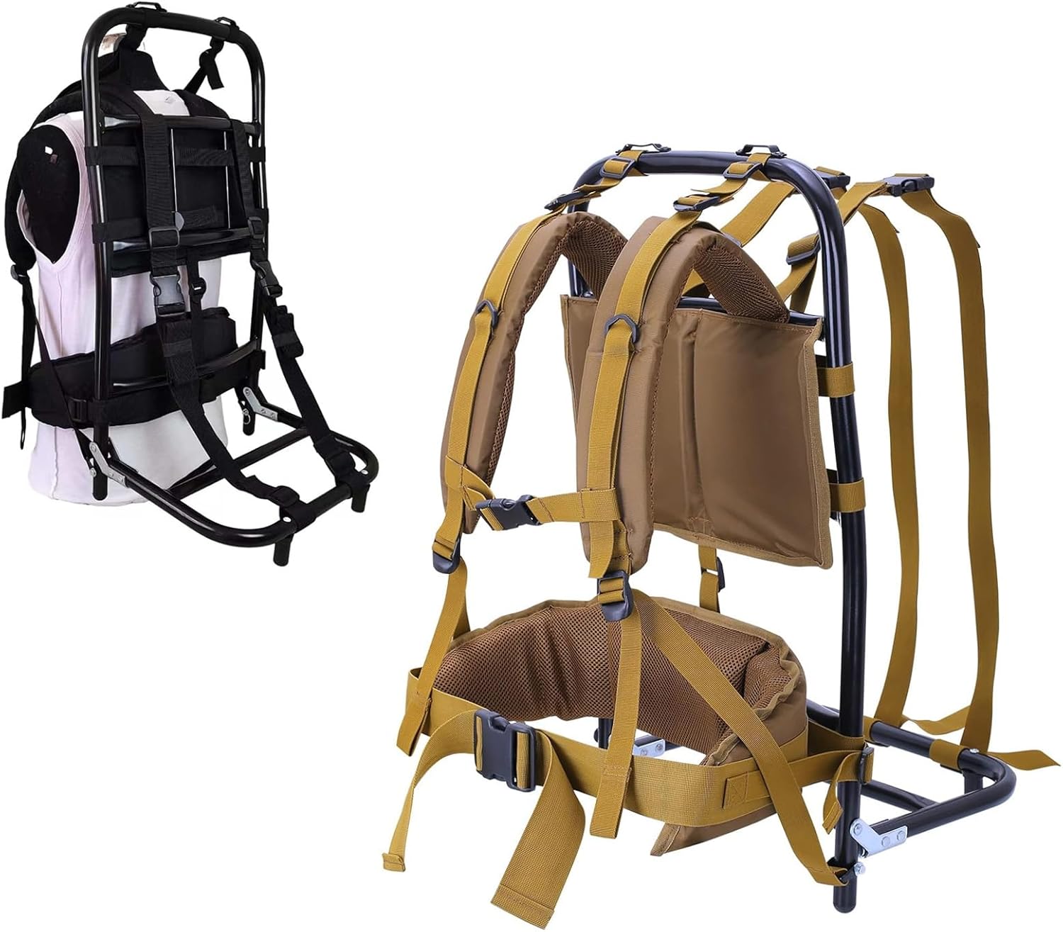 背負えるキャリーカート 背負子 軽量 キャリーシャーシ 荷物運搬 キャンプ 登山 Amazon.co.jp: Lei Dei WEQA 軽量 背負えるキャリーカート