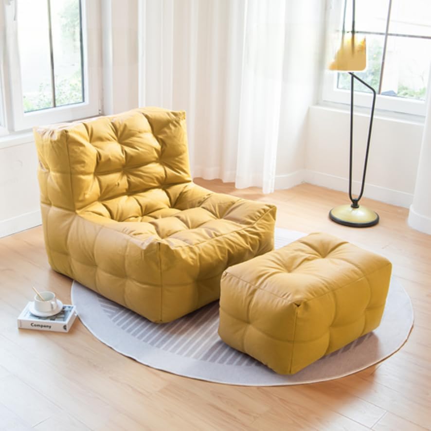 1人用ソファー フットレスト付き【75*70*80cm】クライニングソファ