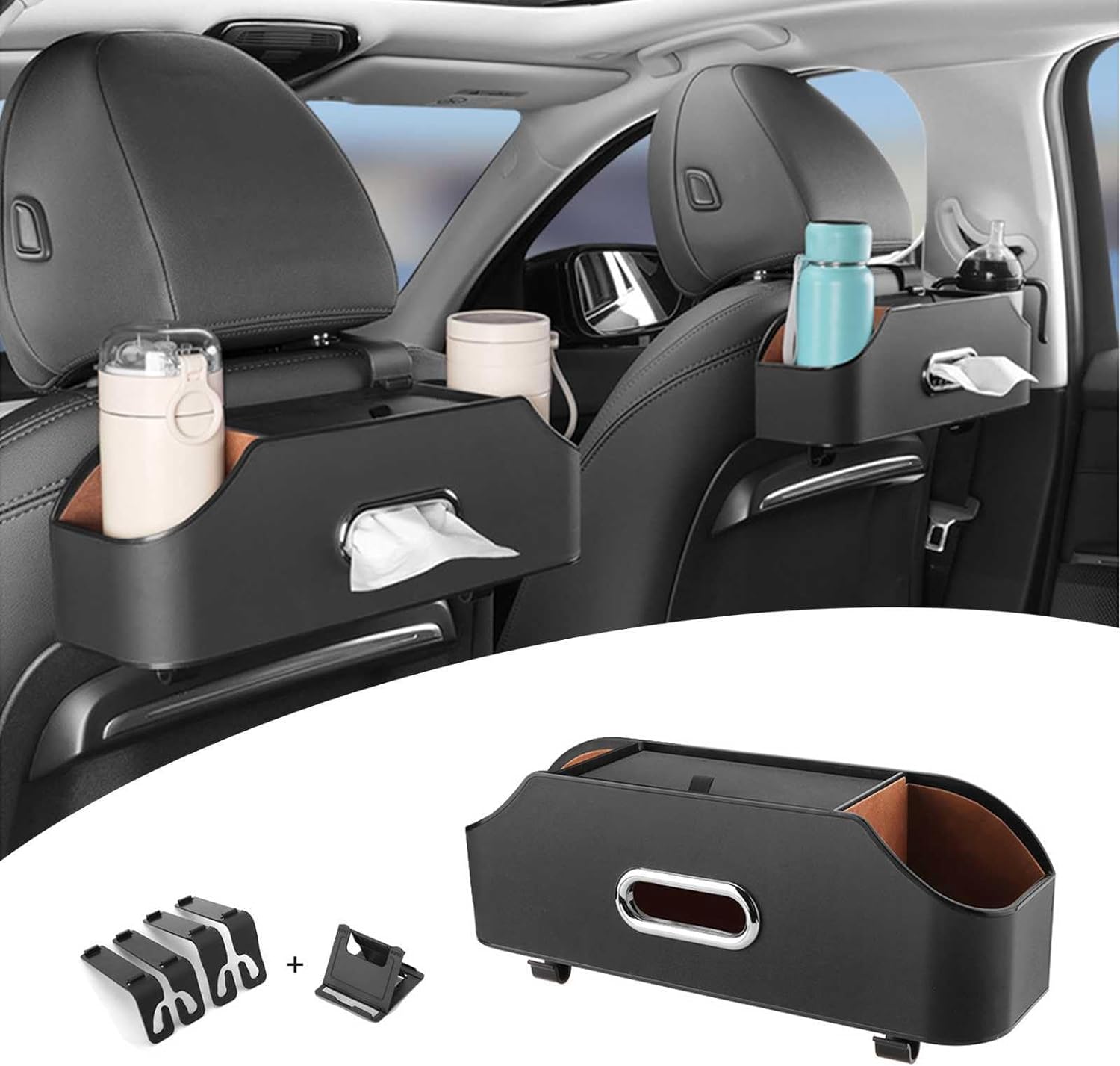 トヨタ 新型 ヴォクシー ノア 90系 に適用 車用多機能収納ボックス