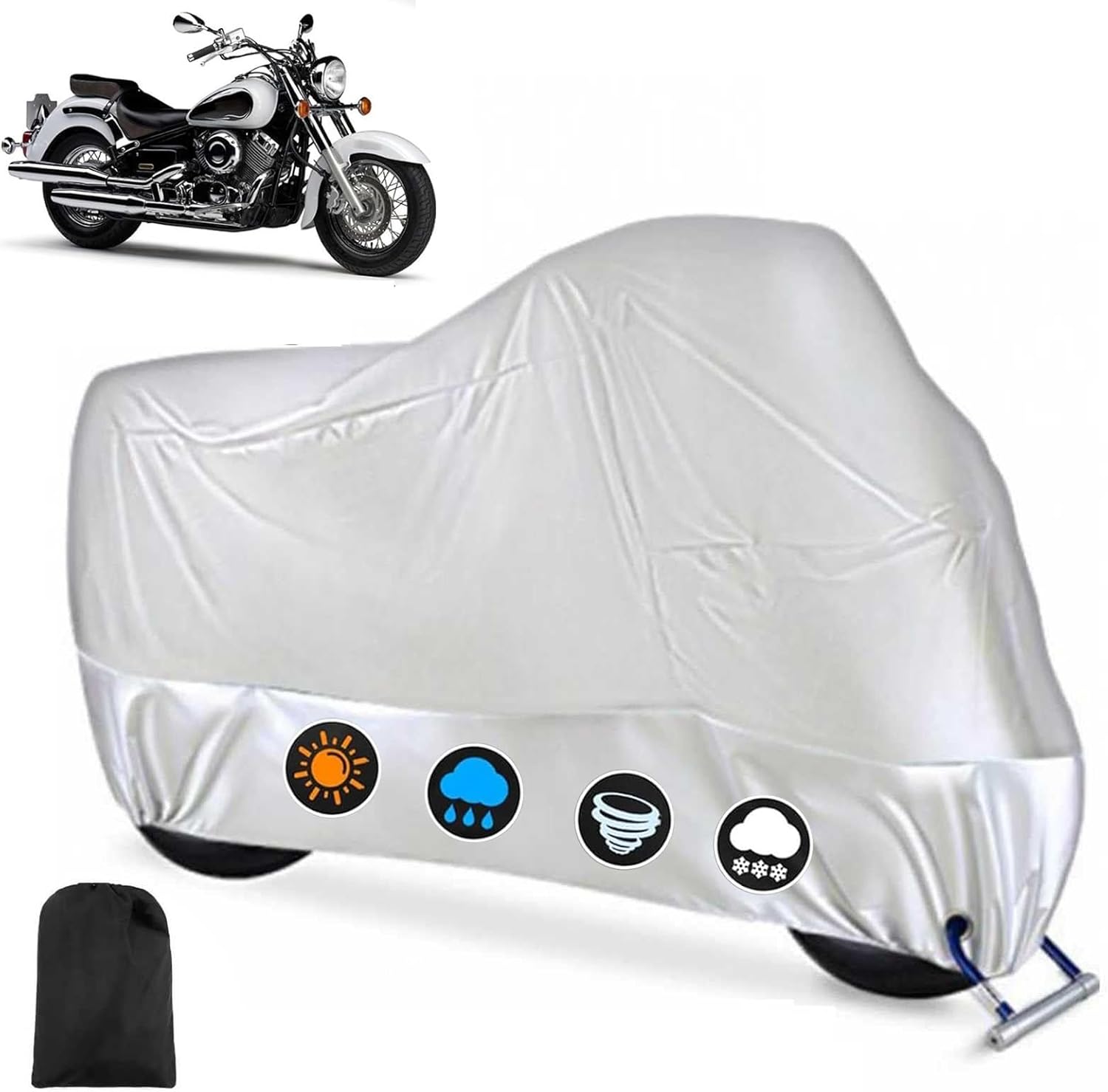 バイクカバーに適用ヤマハ ドラッグスタークラシック400 全天候型