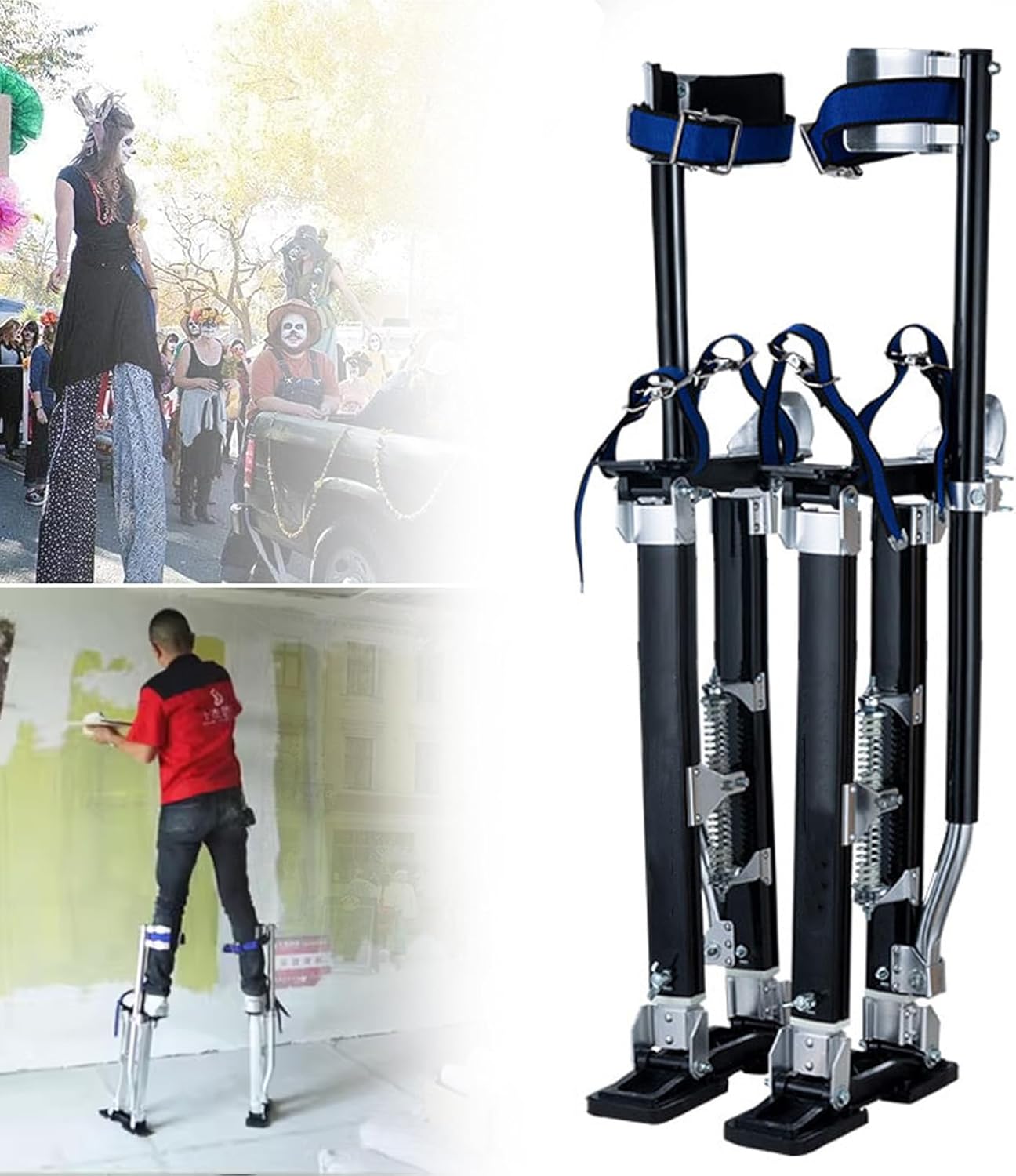 竹馬 乾式壁ペイント 42-102cm 石膏ボード用竹馬 アルミニウムツール