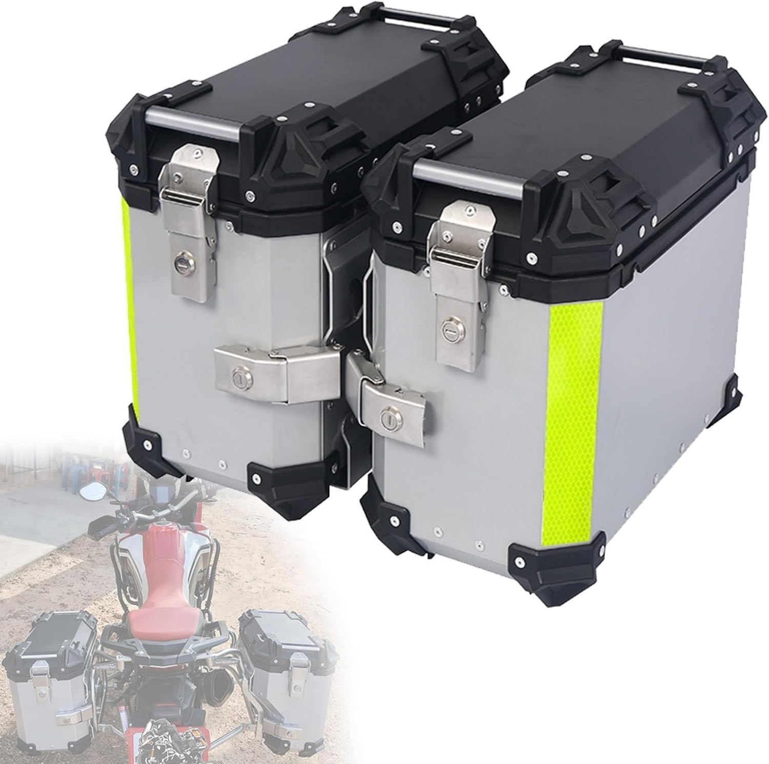 38L パニアケース サイドケース 汎用 バイク用ボックス サイドボックス