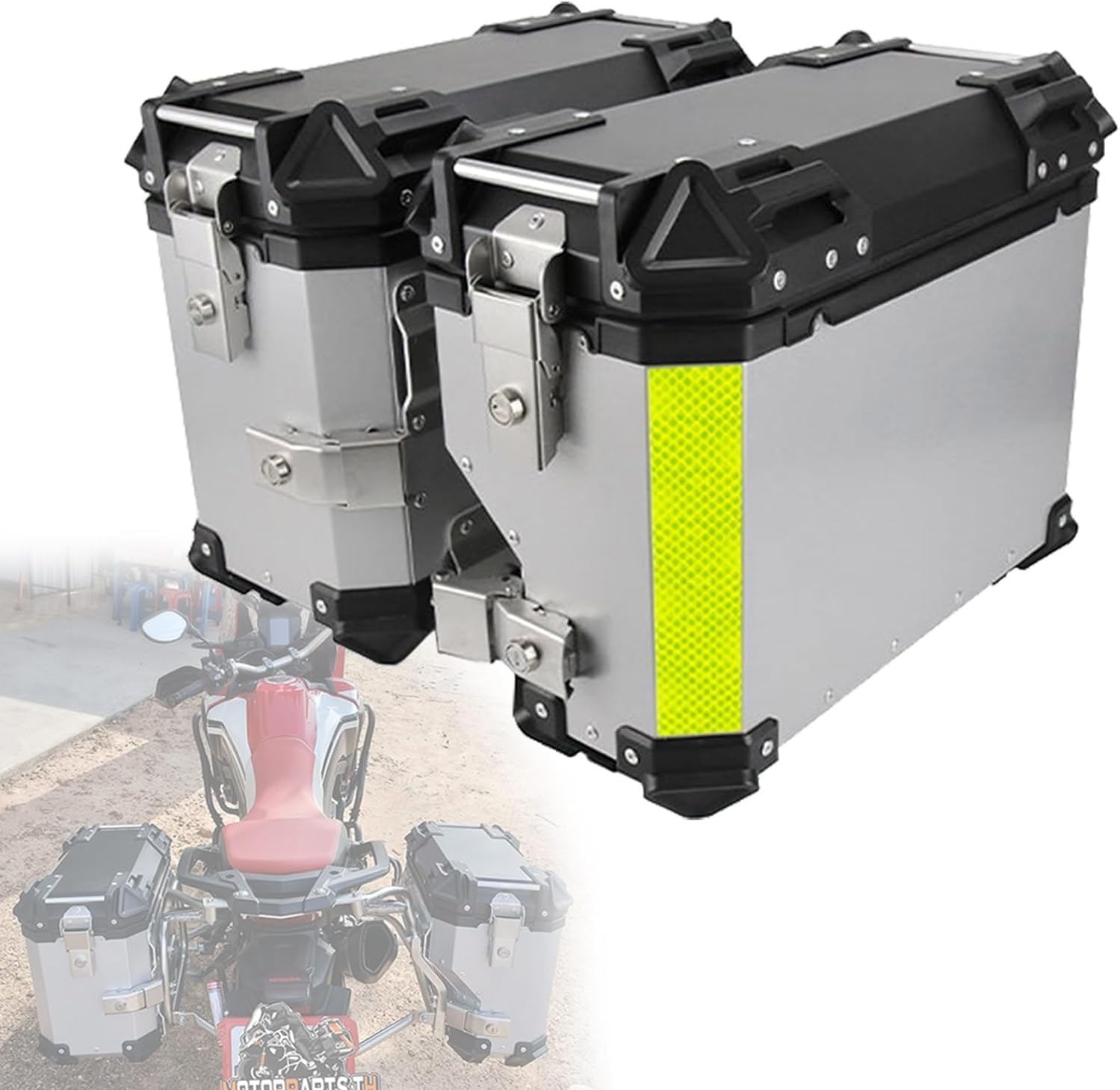 38L パニアケース サイドケース 汎用 バイク用ボックス サイドボックス