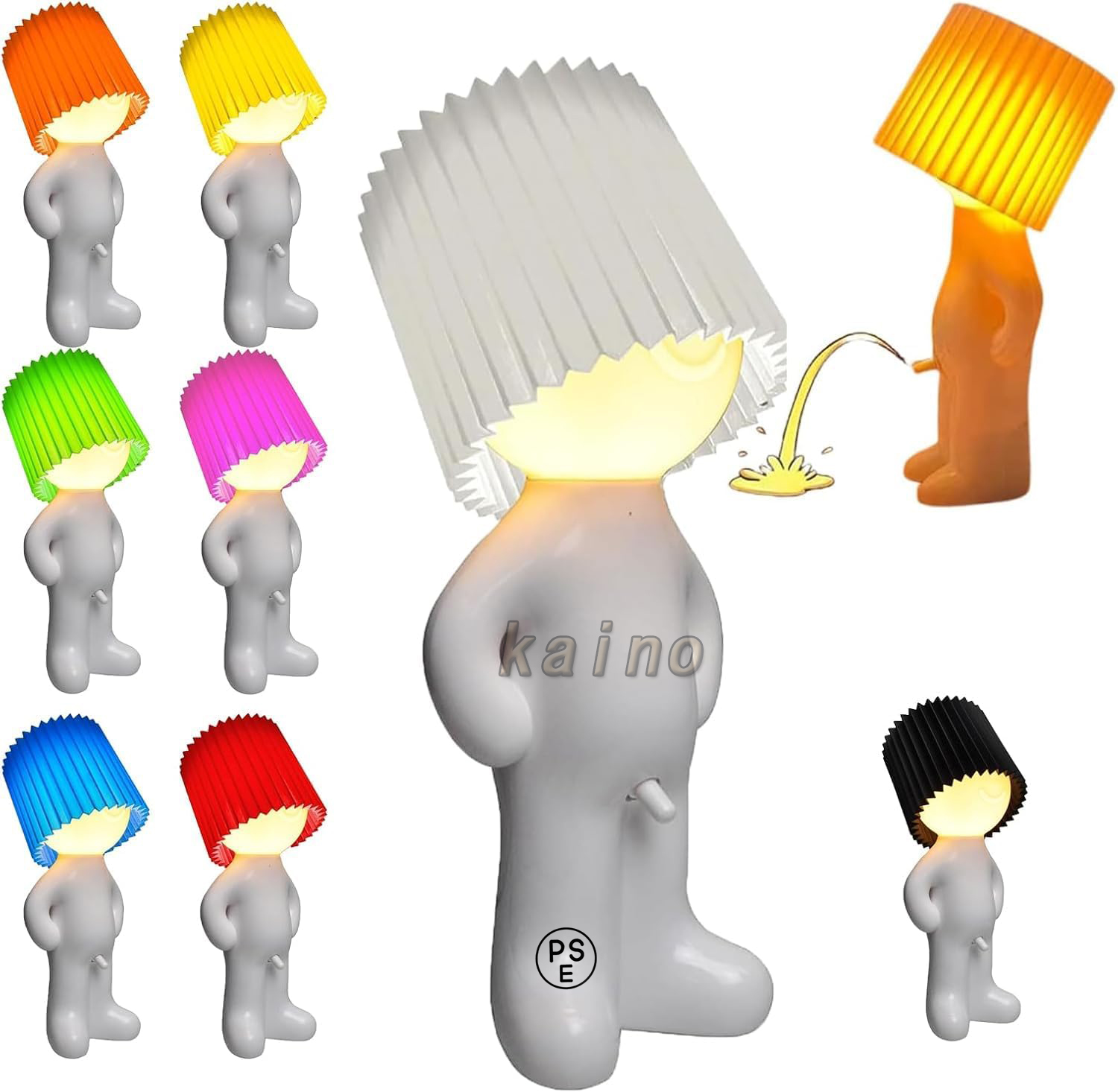 リトルシャイマンクリエイティブランプ、いたずら少年ランプ、屋内用