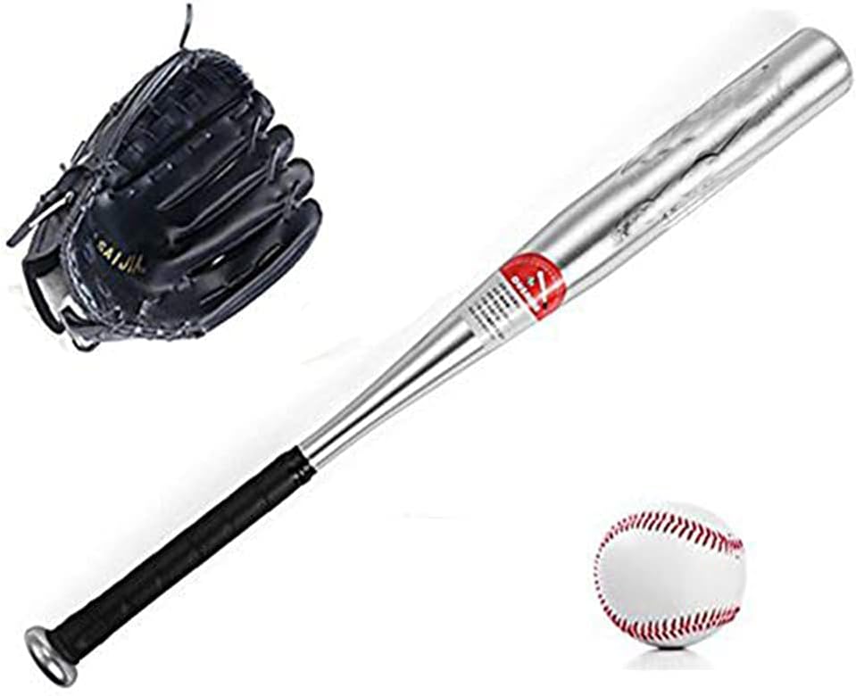 子供専用野球3点セット 少年軟式アルミ合金バット+標準9号野球+ 軟式