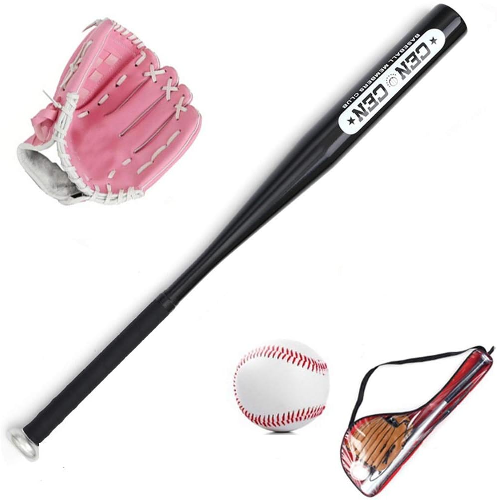 子供専用野球3点セット 少年軟式アルミ合金バット+標準9号野球+ 軟式
