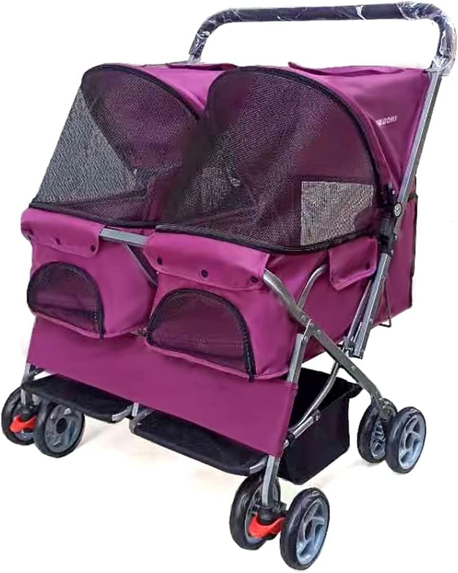 ペットカート 犬 ベビーカー 中型犬，PVC布荷重20kg以内トラベル