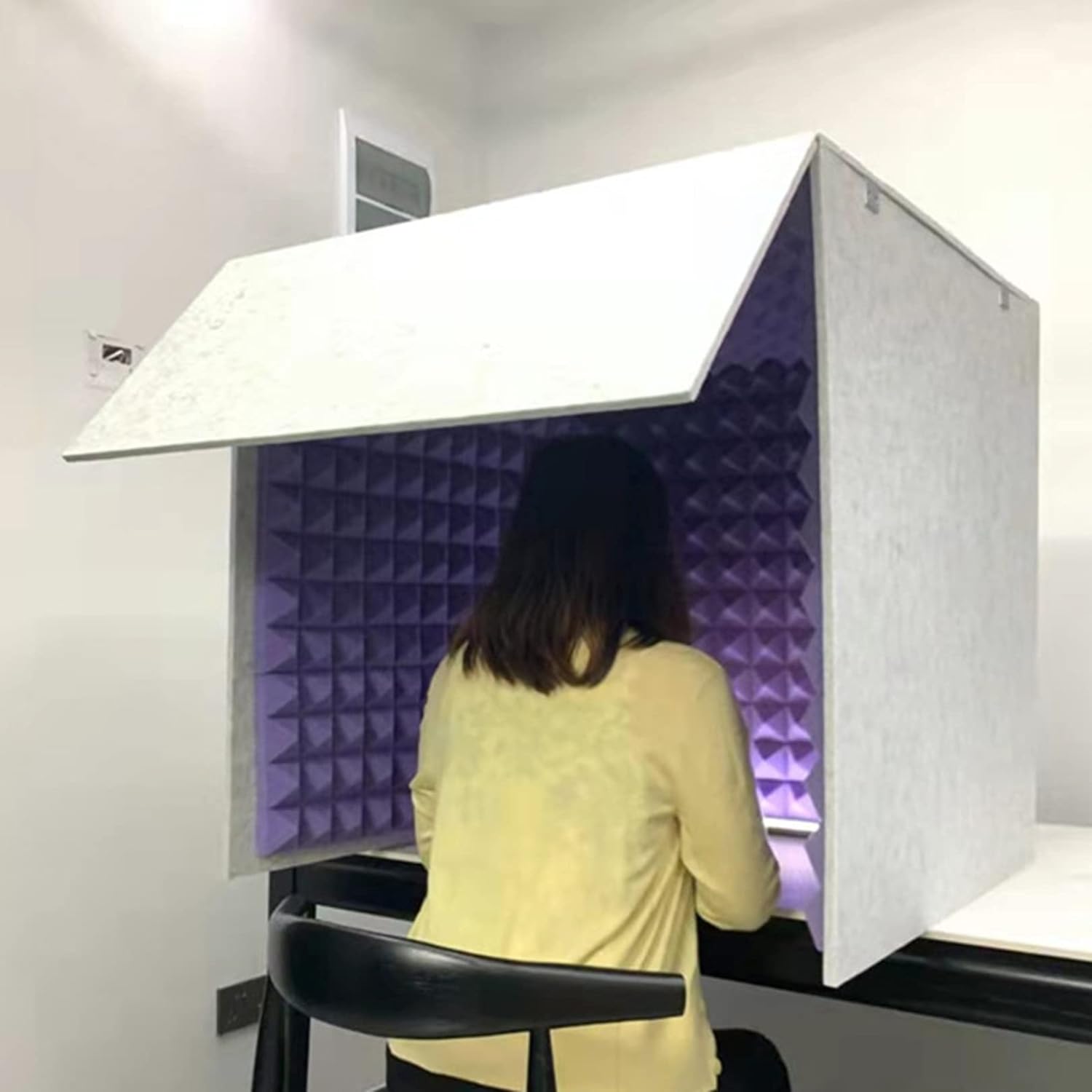簡易防音室 1人用 吸音パネル 防音ボックス 防音室 卓上パーテーション