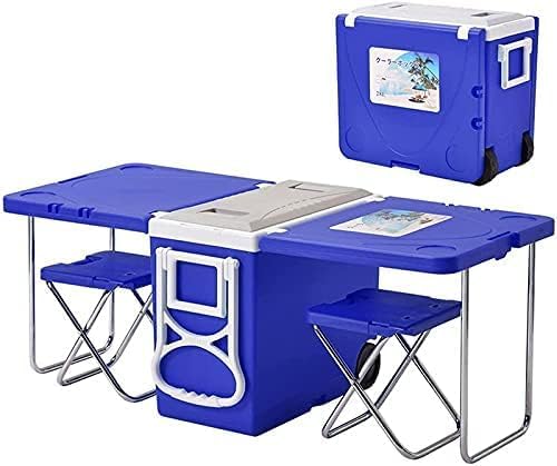 新昇級 キャンプ 収納ボックス 折りたたみ テーブル 蓋付き 収納ケース