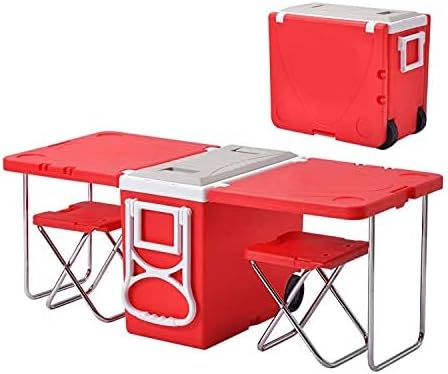 新昇級 キャンプ 収納ボックス 折りたたみ テーブル 蓋付き 収納ケース