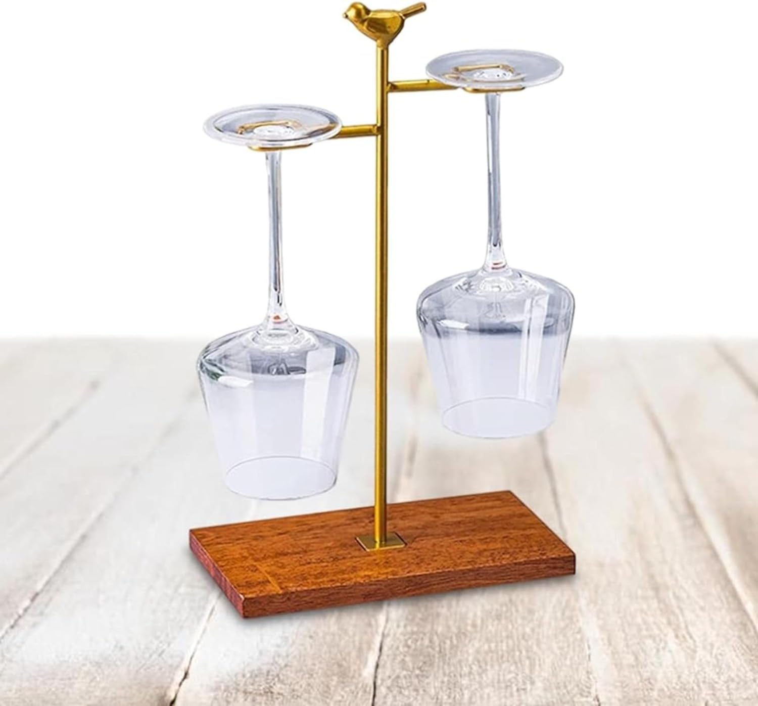 ワイングラスホルダー - 自立型卓上シャンパンガラス収納ラック ホーム