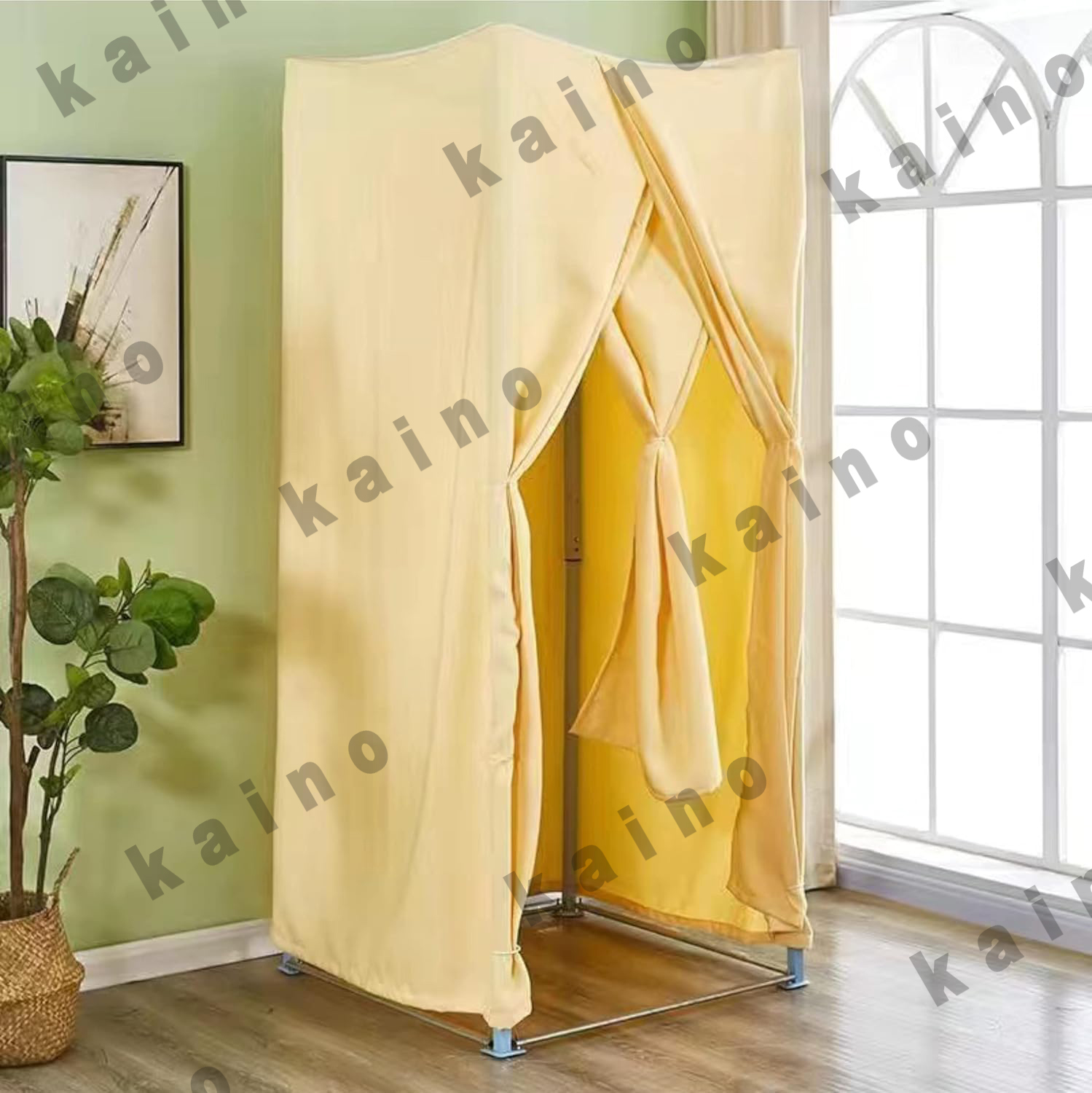 フィッティングルーム 試着室 更衣室 スライドレール式 幅80×奥行80×高