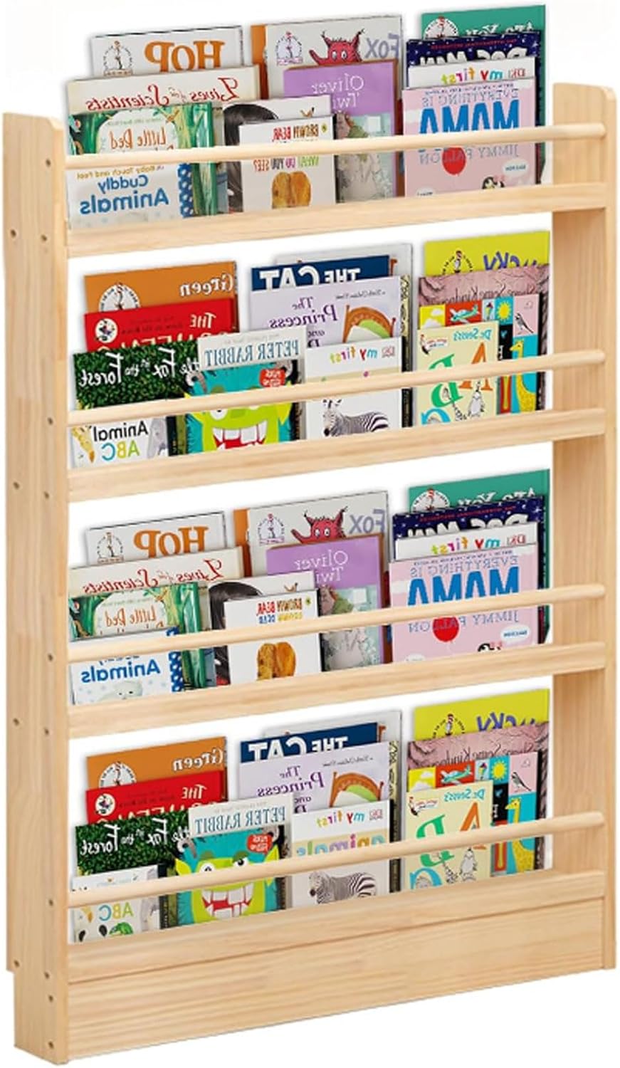 本棚 スリム 奥行10cm 木製 コミックラック 漫画 収納 絵本ラック 雑誌