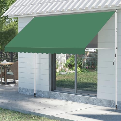 オーニングテント 日よけ 巻き取り式 サンシェード 目隠し 紫外線 UV