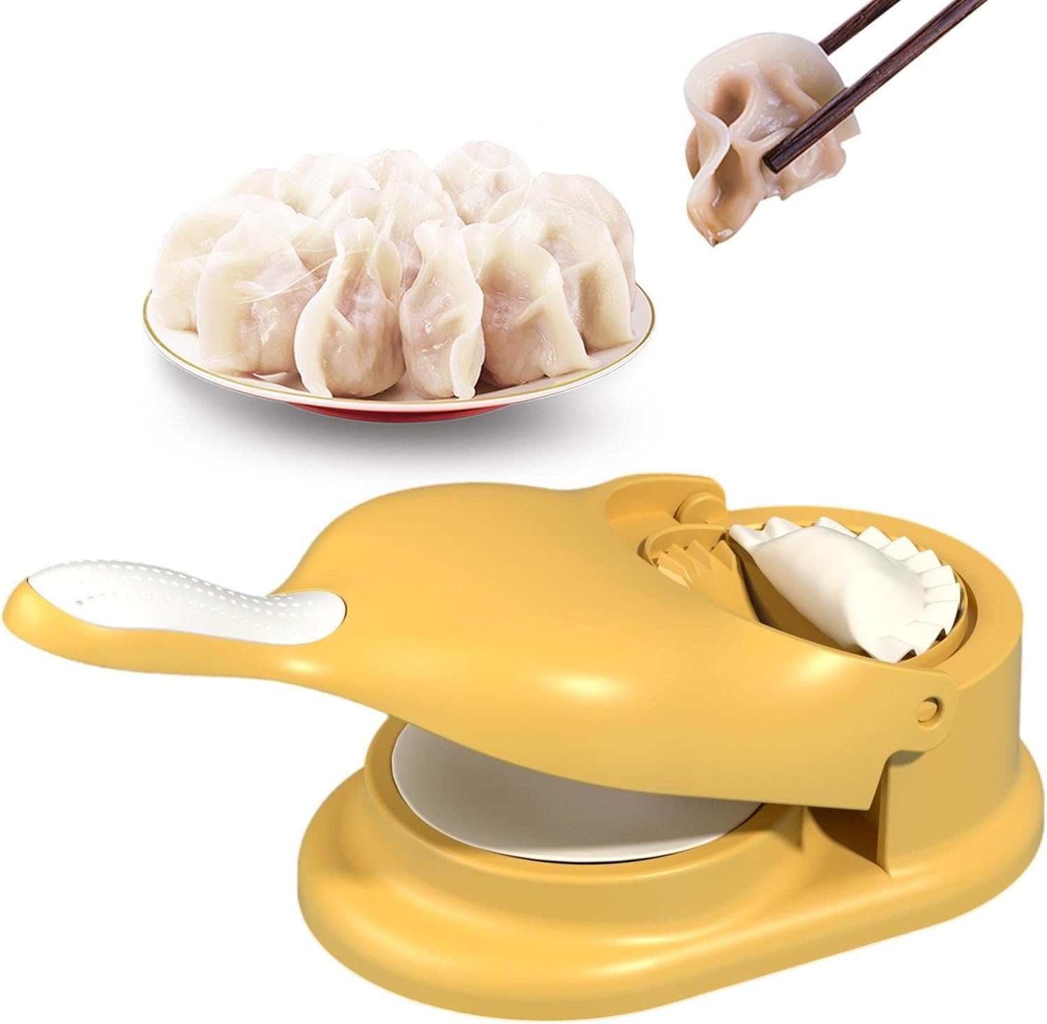 餃子皮機 餃子メーカー【10秒で素早く餃子を作る】簡単操作 省力