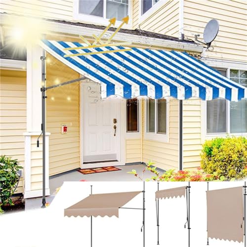 日除け シェード オーニング -4m 防水オーニングシェード 防水ベランダ