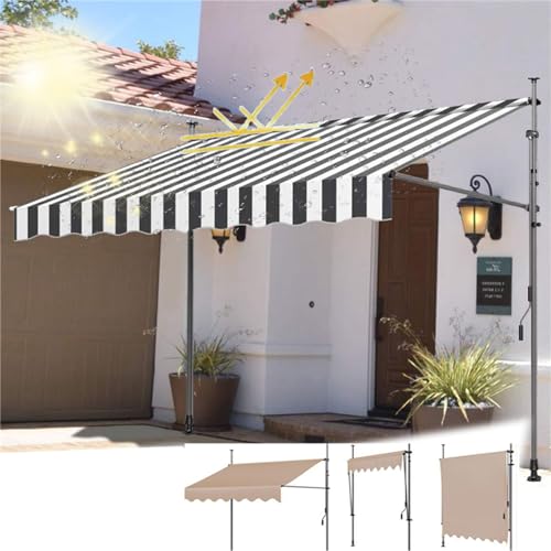 日除け シェード オーニング -4m 防水オーニングシェード 防水ベランダ