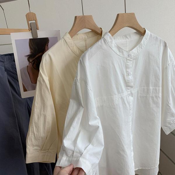 タック ブラウス レディース 夏 半袖 シンプル パフスリーブ vネック オフィス 切り替え 落ち感 魅力 お洒落 プルオーバー 無地 二次会 通勤 お出掛け トップス Amazon | [Hovnbiexe] ブラウス レディース 半袖 オフィス