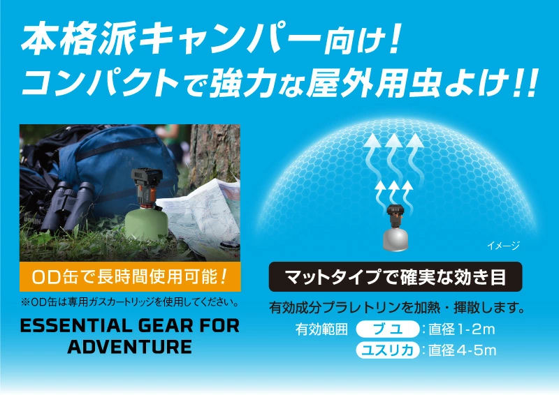 SES 住化エンバイロメンタルサイエンス株式会社 サーマセル アウトドア用 ブユ 虫シールド Backpacker