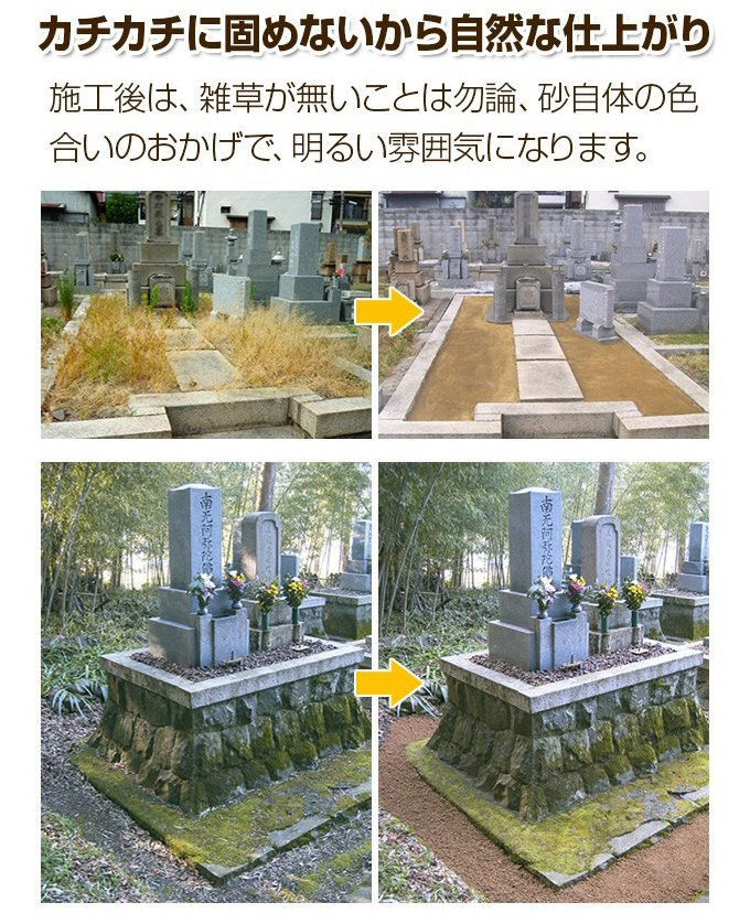 三喜工業有限会社 草を抑える不思議な砂「スッキリ君」