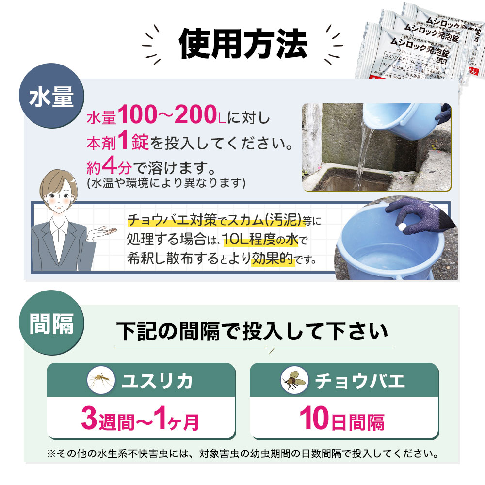 ムシロック発泡錠