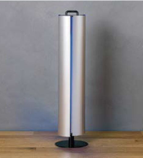 強力誘引 フロアスタンド型捕虫器 Reflex リフレクス シルバー アルミ