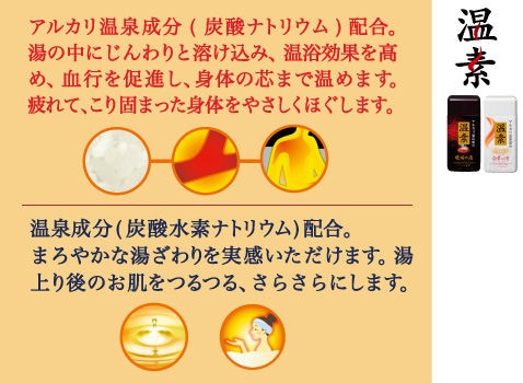 アース製薬 温素 600gボトル2種セット 琥珀の湯 白華の湯 【医薬部外品