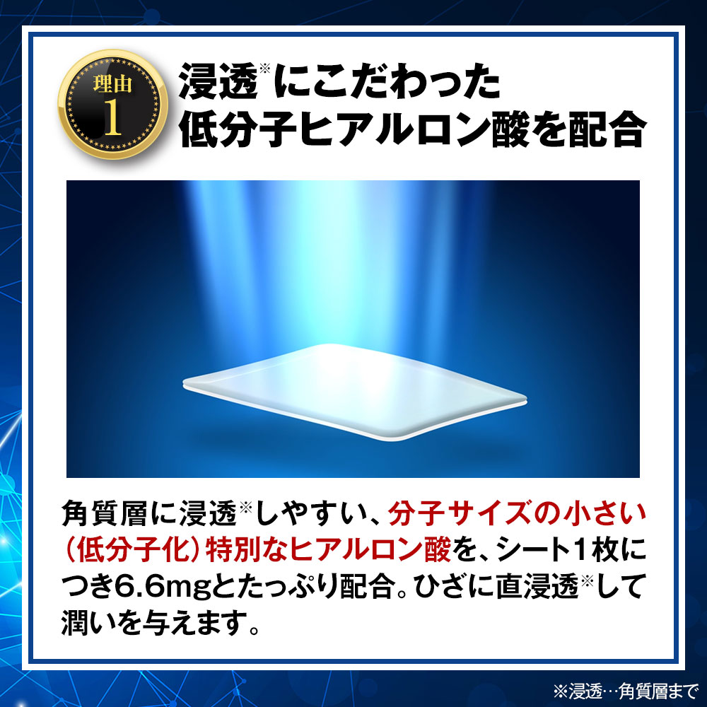 ヒアロエイド　膝に貼るヒアルロン酸 北の快適工房 膝 ヒアルロン酸 シート 正規販売店｜kaiteki-friend｜06