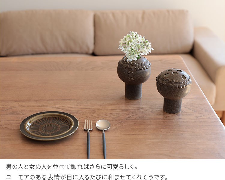 Lisa Larson フラワーベース リサラーソン 陶器 花瓶 花器