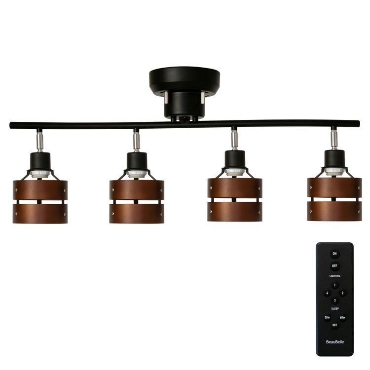 シーリングライト 照明器具 おしゃれ 4灯 LEDA リモコン付き 6畳 照明