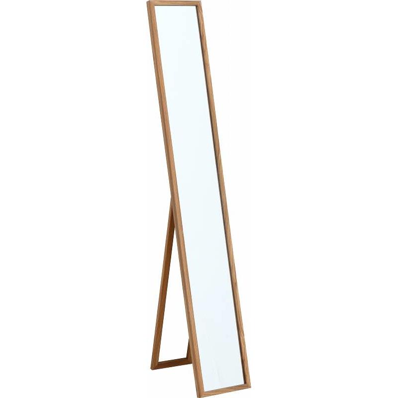 不二貿易 ウォールミラー スタンドミラー 2WAY 23cm×150cm