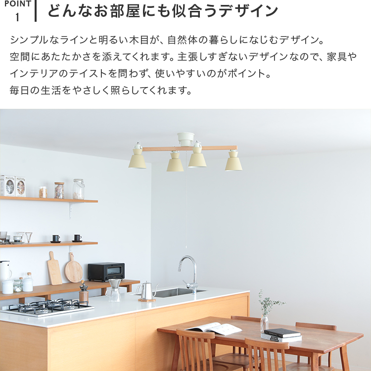 シーリングライト 4灯 EXS-006 照明器具 6畳 8畳 おしゃれ 照明 led